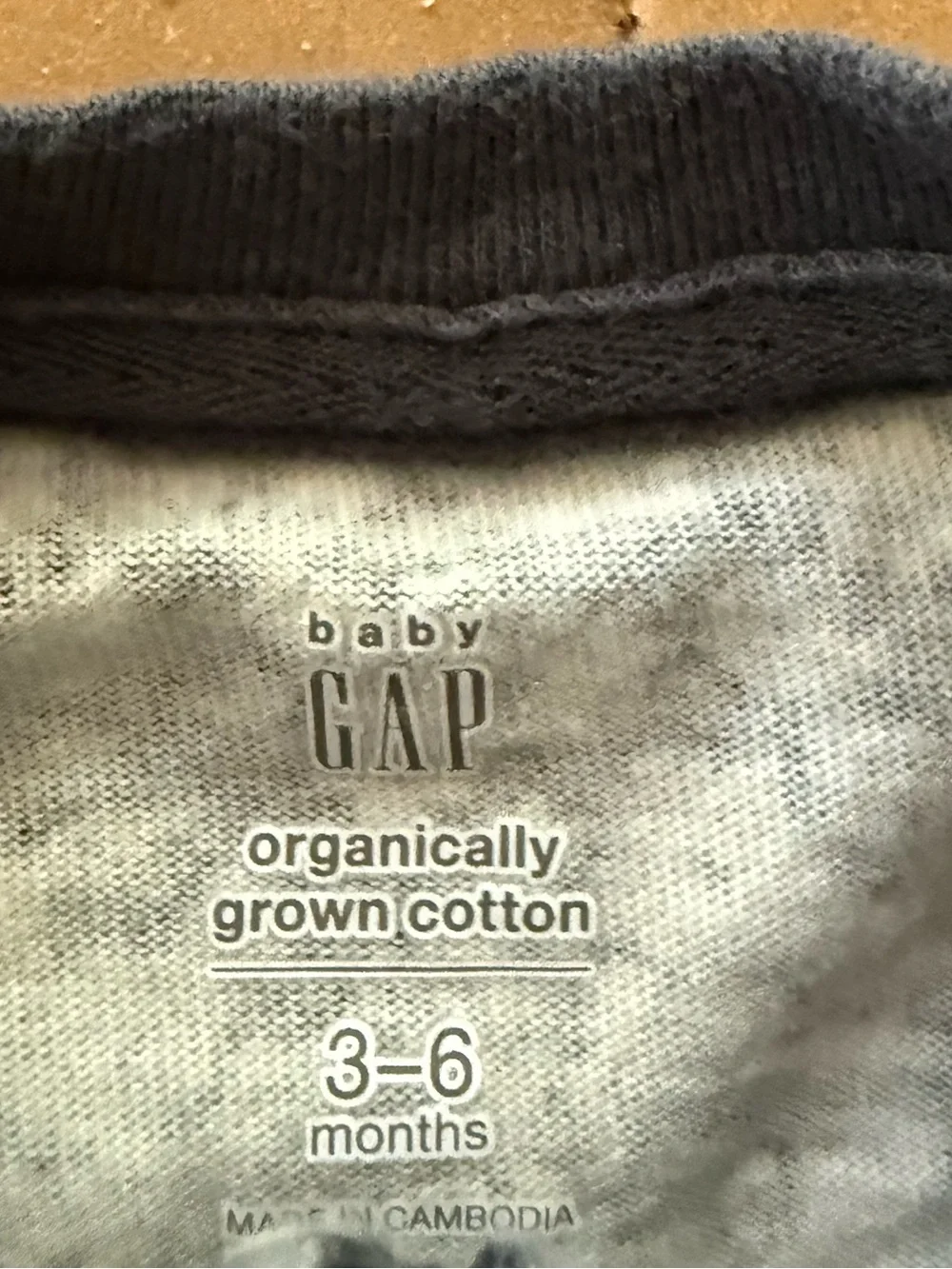 Gap Organic Cotton Footie 3-6M